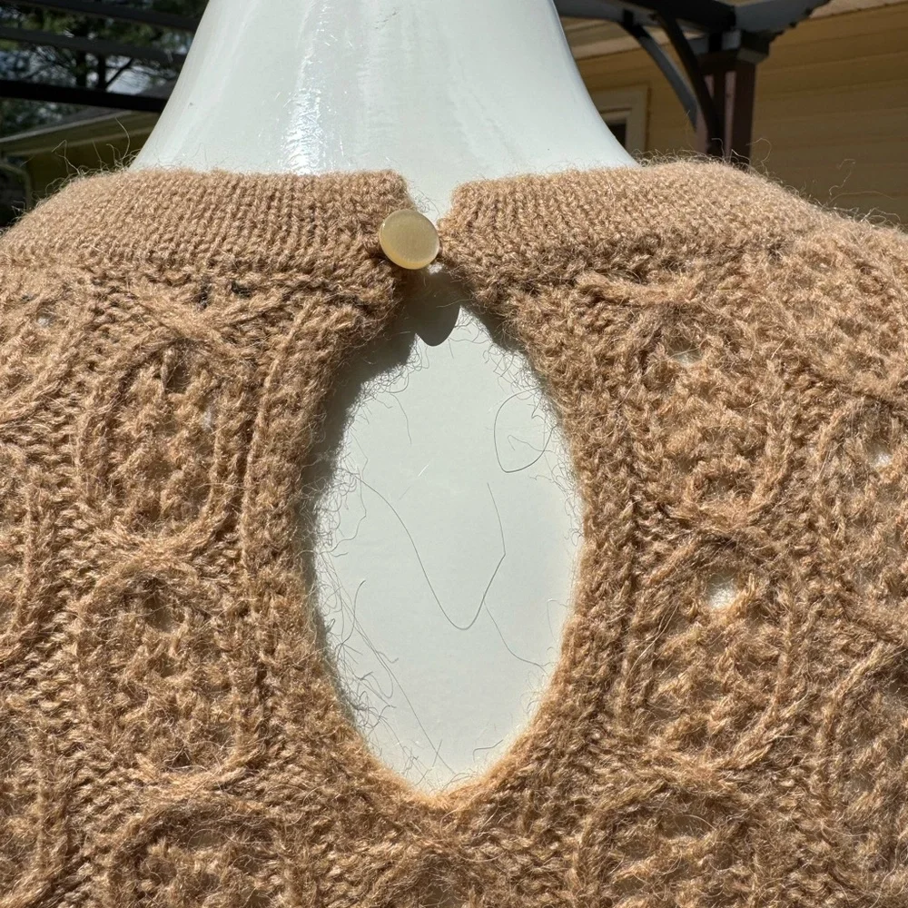 J. Crew Cable Knit Tan Sweater size XS - Picture 7 of 10